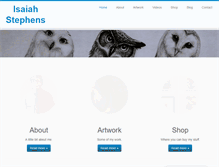 Tablet Screenshot of isaiah-stephens.com